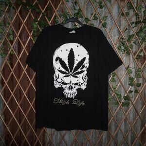 XL - Vintage Y2K high life skull grateful Dead 1990s t-shirt